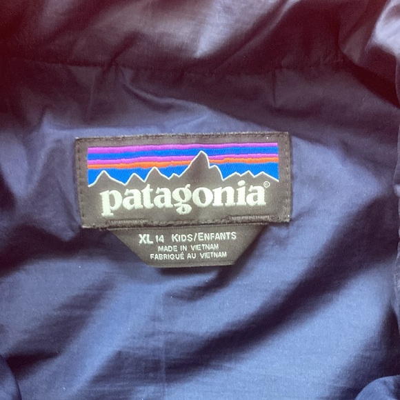 Patagonia Nano Puff Kids/Boys Sz.14 XL Navy Blue - Picture 3 of 7